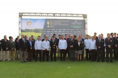 Inaugura gobernador de Campeche Campeonato de Golf. VIDEO