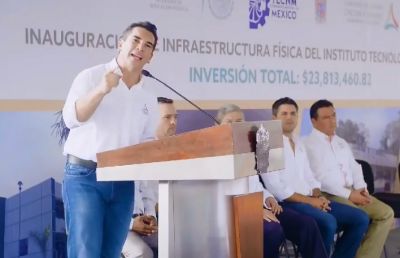 Entrega Alejandro Moreno infraestructura educativa a jóvenes. VIDEO