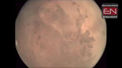 Orbitando Marte desde una sonda. VIDEO