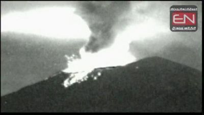 Erupción del Popo provoca cancelación de vuelos. VIDEO