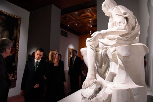 EPN visita exposición de Miguel Ángel y Leonardo Da Vinci