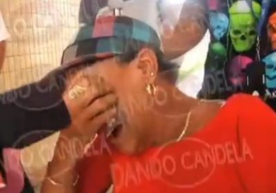 Mamá del Macho Camacho sumergida en llanto. VIDEO.