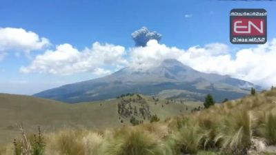 Aficionado graba estallido del Popocatépetl. VIDEO